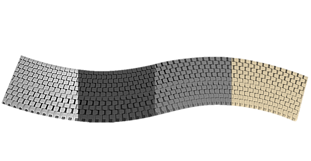 Prelivová mriežka flexibilná Square 200mm, sivá