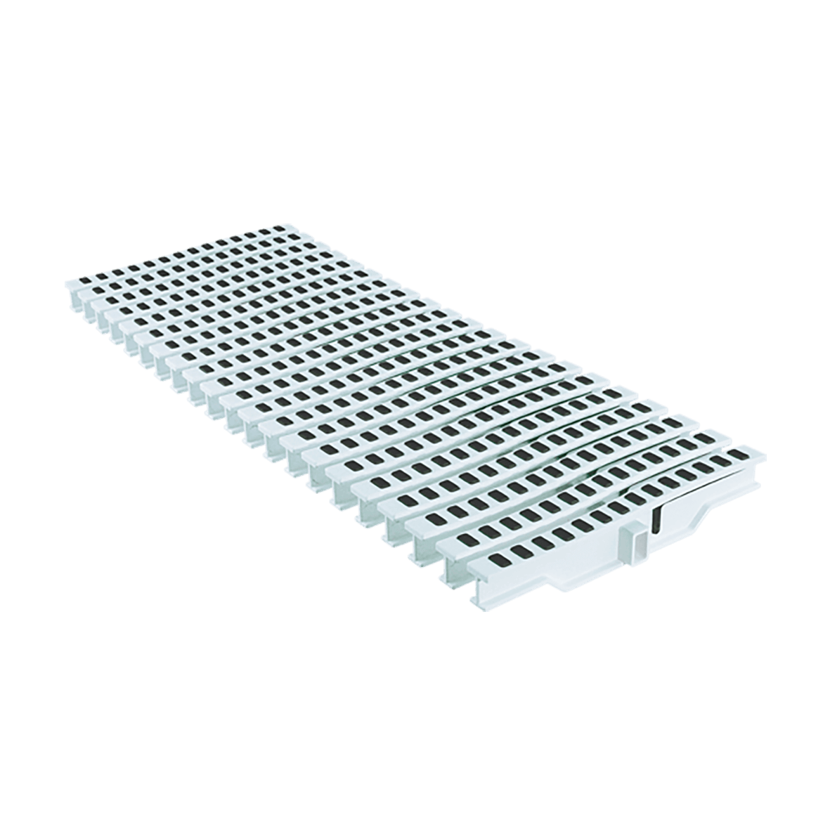 Prelivová mriežka rovná antracit 250mm