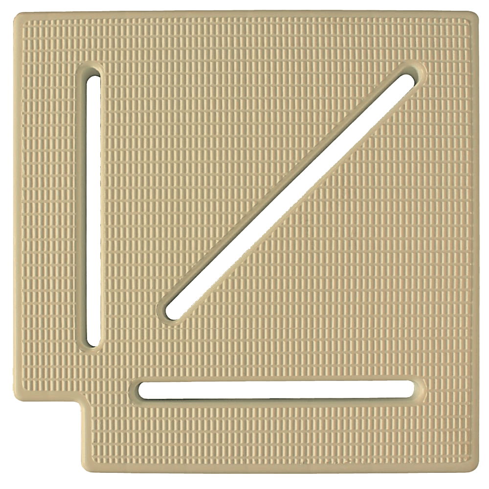 Rohový prvok prelivu 90º 25 cm, piesková