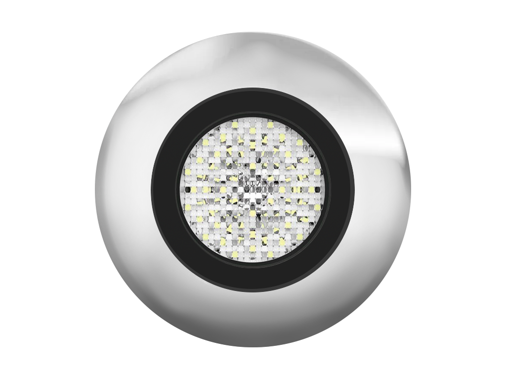 Reflektor MINI-Clicker AISI316 WH 7 W, nerezový panel