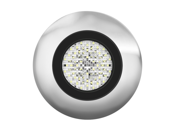 Reflektor MINI-Clicker AISI316 WH 7 W, nerezový panel
