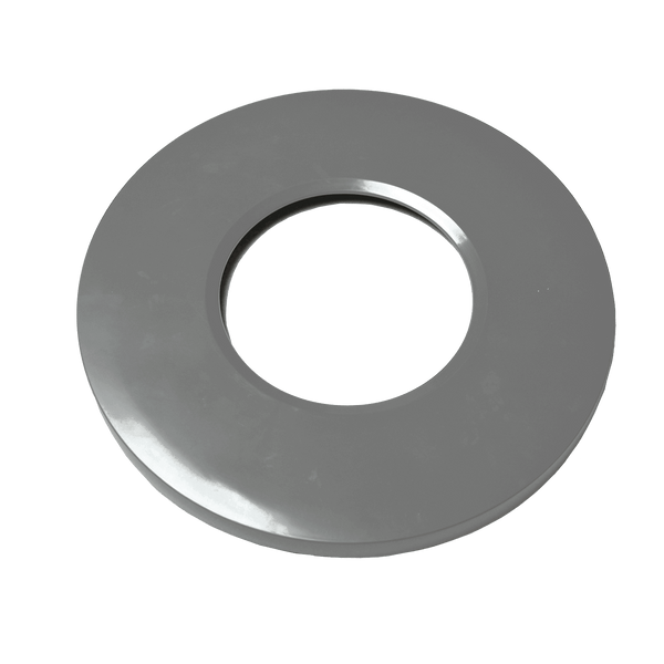Okrúhly predný panel Design, sivý