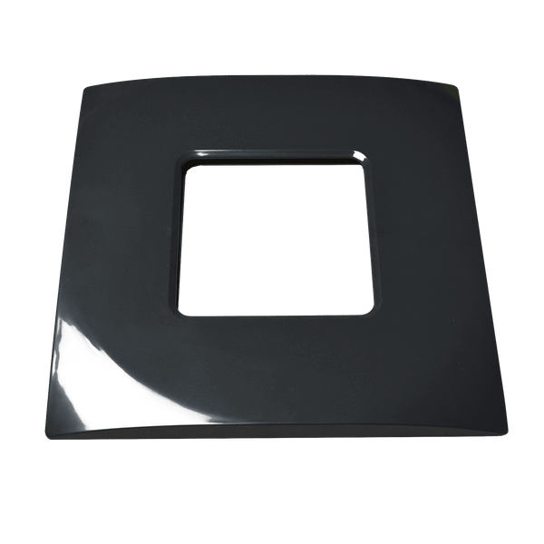 Štvorcový predný panel Design, antracitový