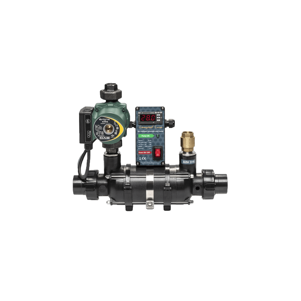 Výmenník tepla KIT D-KWT-VA Compact 45 kW
