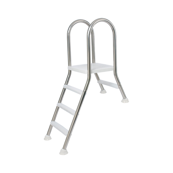 Dvojitý nerezový bazénový rebrík 1+5 schodíkov, max. 1,5 m
