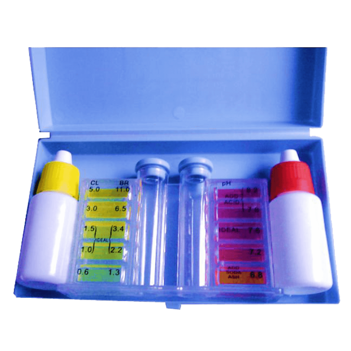 Analyzátor vody pH a voľný chlór/bróm, kvapalina 20 ml