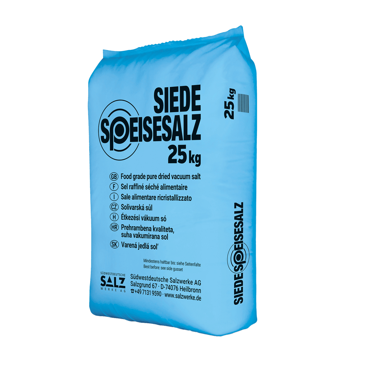 Vákuová soľ 25 kg/vrece