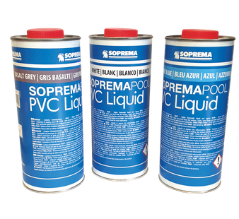Sapphire Blue, Sopremapool Tekuté PVC  1L