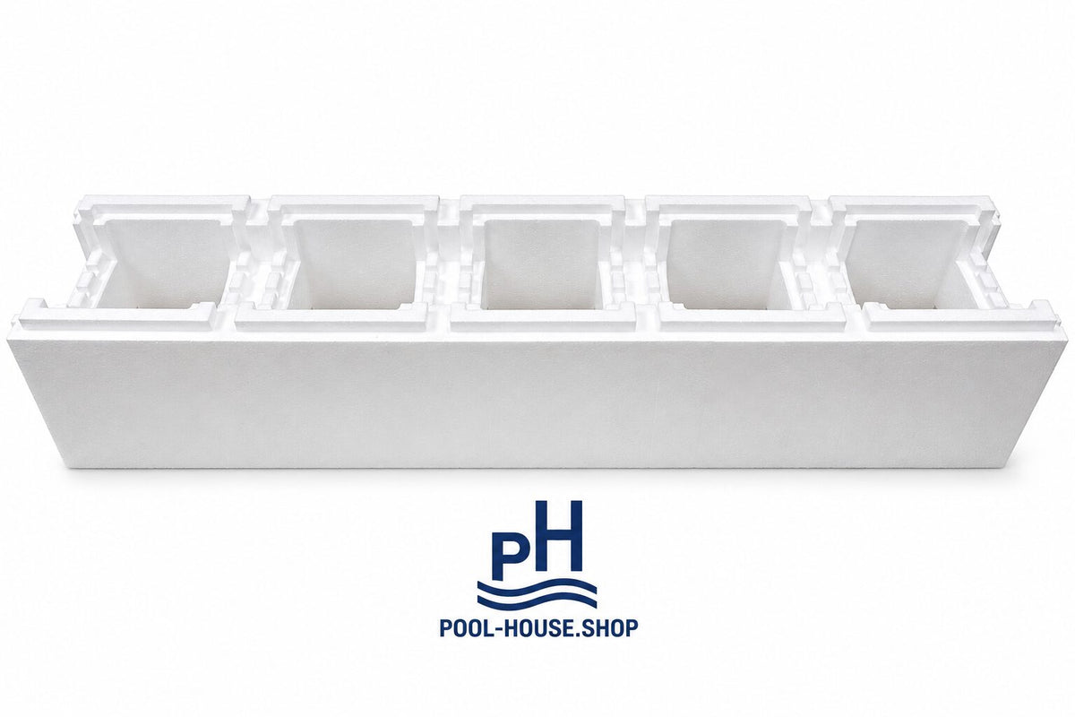 K-Pool 250 polystyrénová tvárnica na bazén, 125×25×25 cm