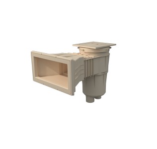 Astralpool Skimmer 17,5 l, piesková farba, so širokým hrdlom, pre fóliové bazény